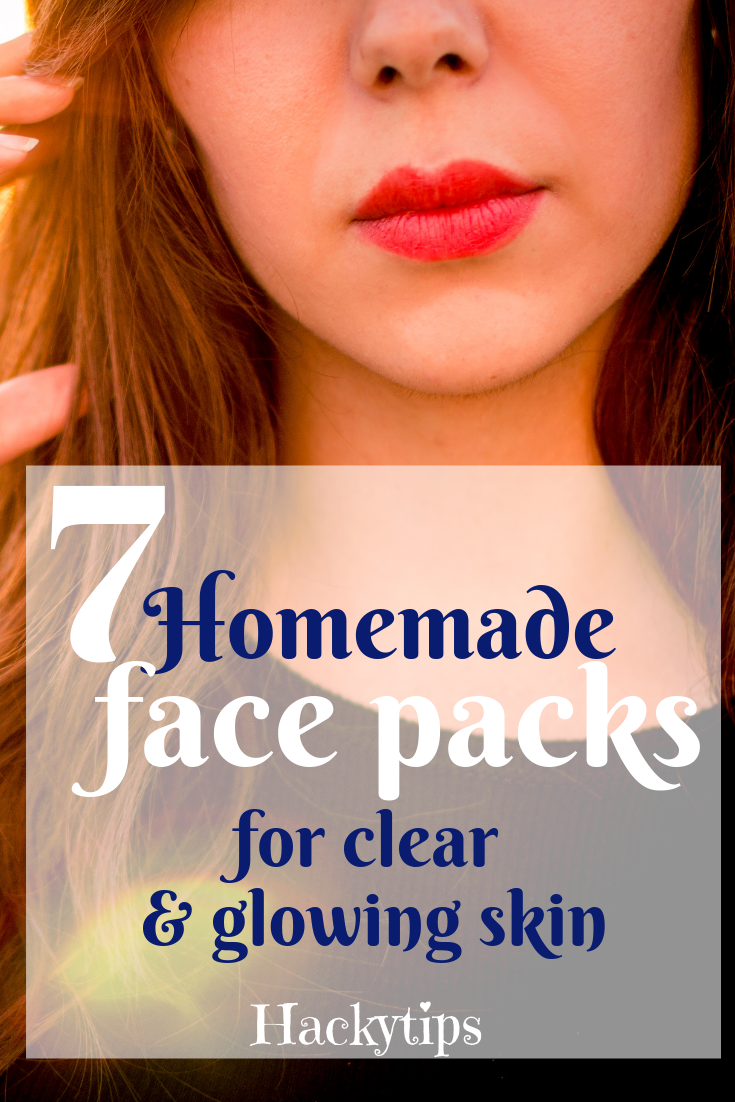 Homemade face packs