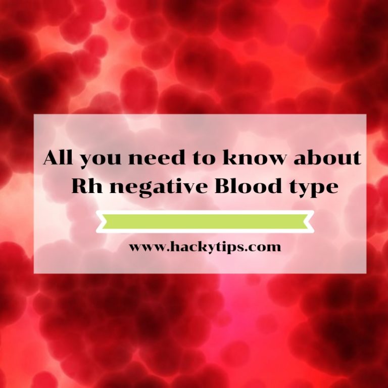 a negative blood type rh negative