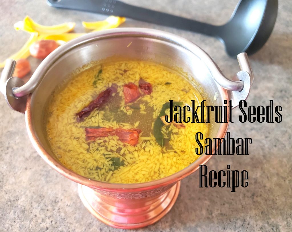 Jackfruit seeds sambar recipe